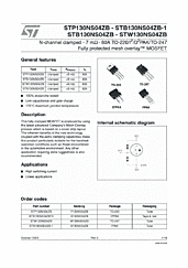 DataSheet STB130NS04ZB pdf